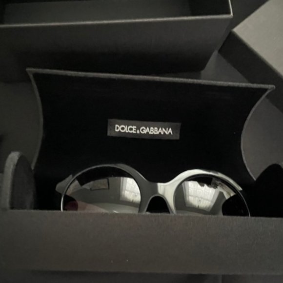 Dolce & Gabbana 53MM Round Sunglasses Brand New in Box NWT Authentic - Picture 4 of 10